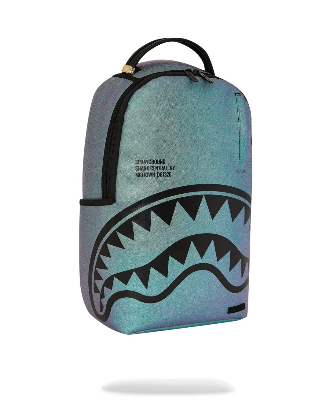 SPRAYGROUND Zaino Shark Central Oil Slick-Azzurro