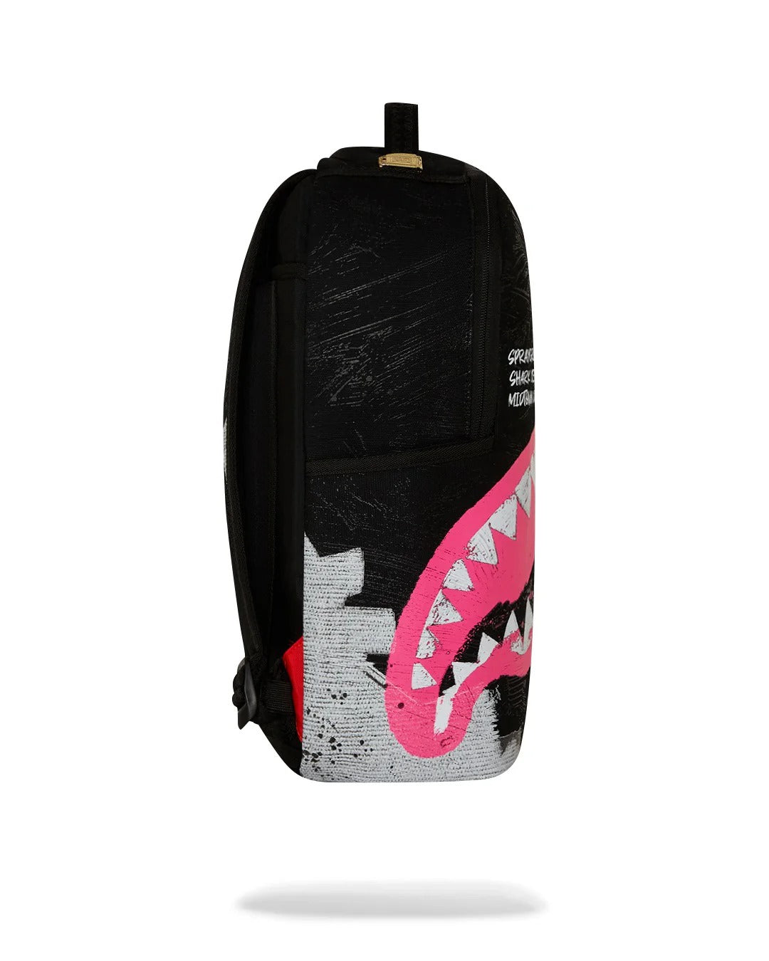 SPRAYGROUND Zaino Shark Central Sorbet Hand Painted-Nero