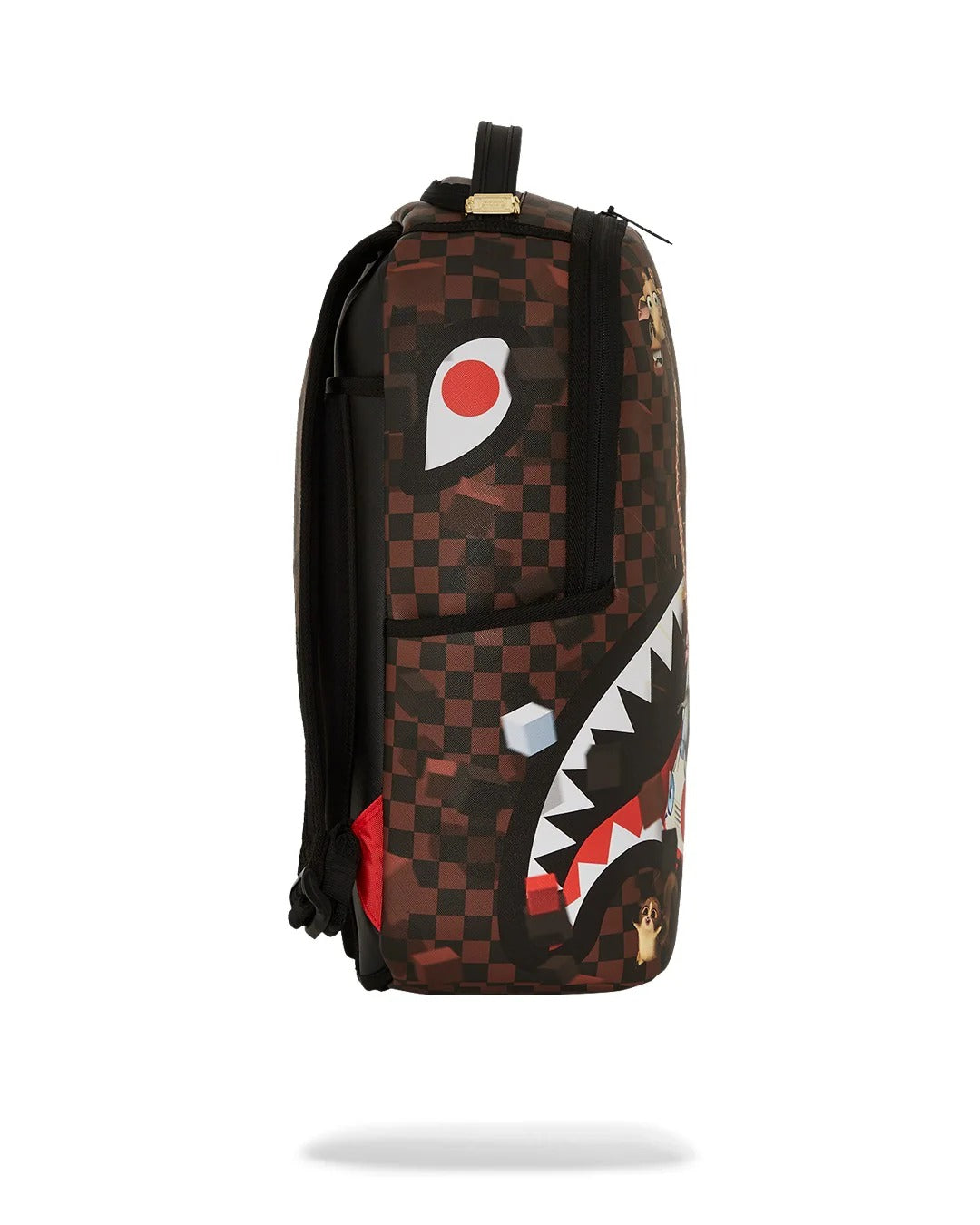 SPRAYGROUND Zaino Madagascar Checker Smash-Marrone