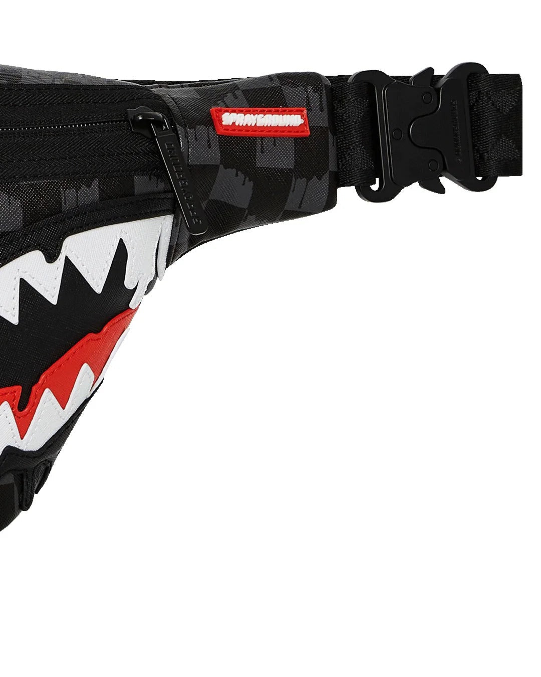 SPRAYGROUND Marsupio Dripping Sharks in Paris-Nero