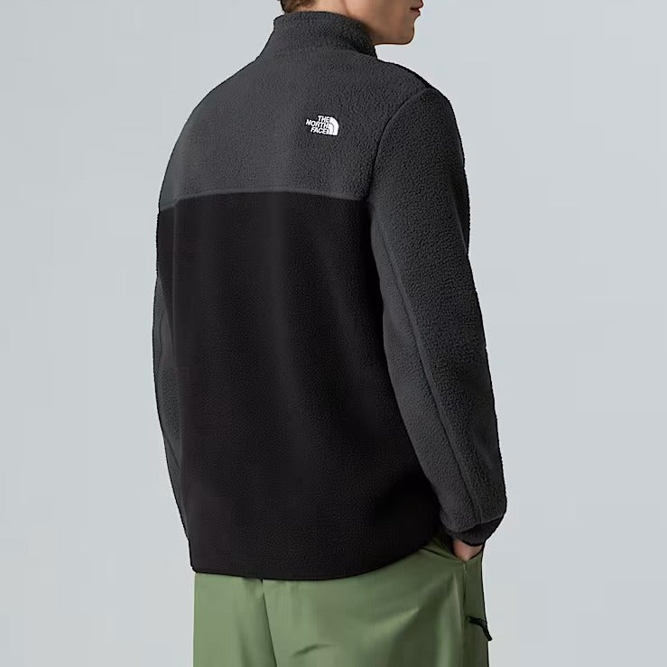 THE NORTH FACE Felpa Uomo YUMIORI 1/4 ZIP-Tnf Black Asphalt Grey