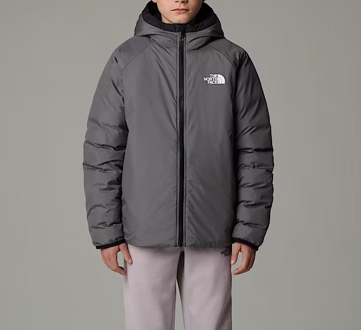 THE NORTH FACE Giacca Ragazzi REVERSIBLE PERRITO-Tnf Black Smoked Pearl