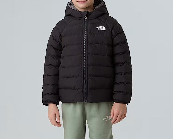 THE NORTH FACE Giacca Unisex Bambino REVERSIBLE PERRITO-Tnf Black Smoked Pearl