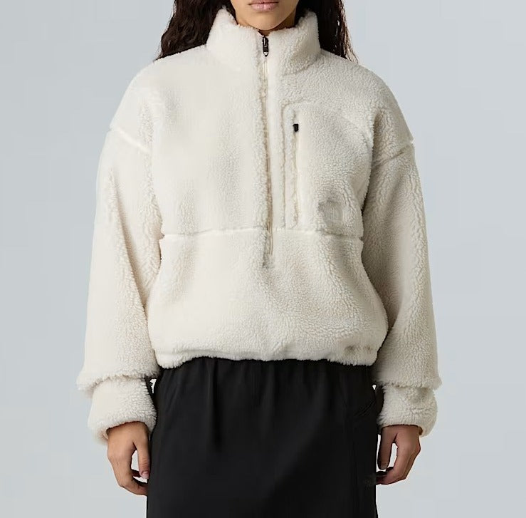 THE NORTH FACE Pullover Donna EXTREME PILE-White Dune