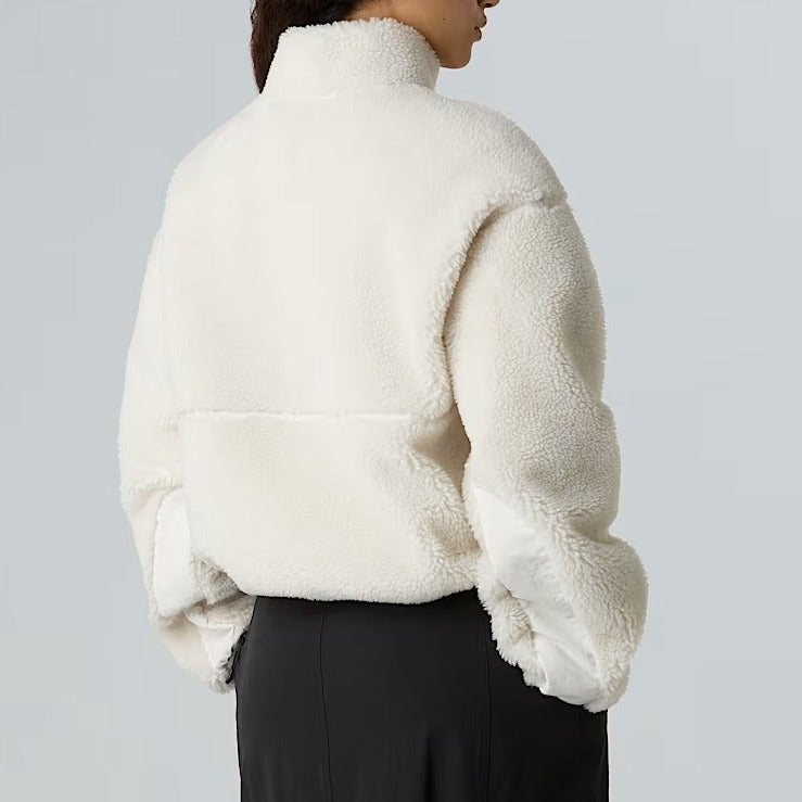 THE NORTH FACE Pullover Donna EXTREME PILE-White Dune