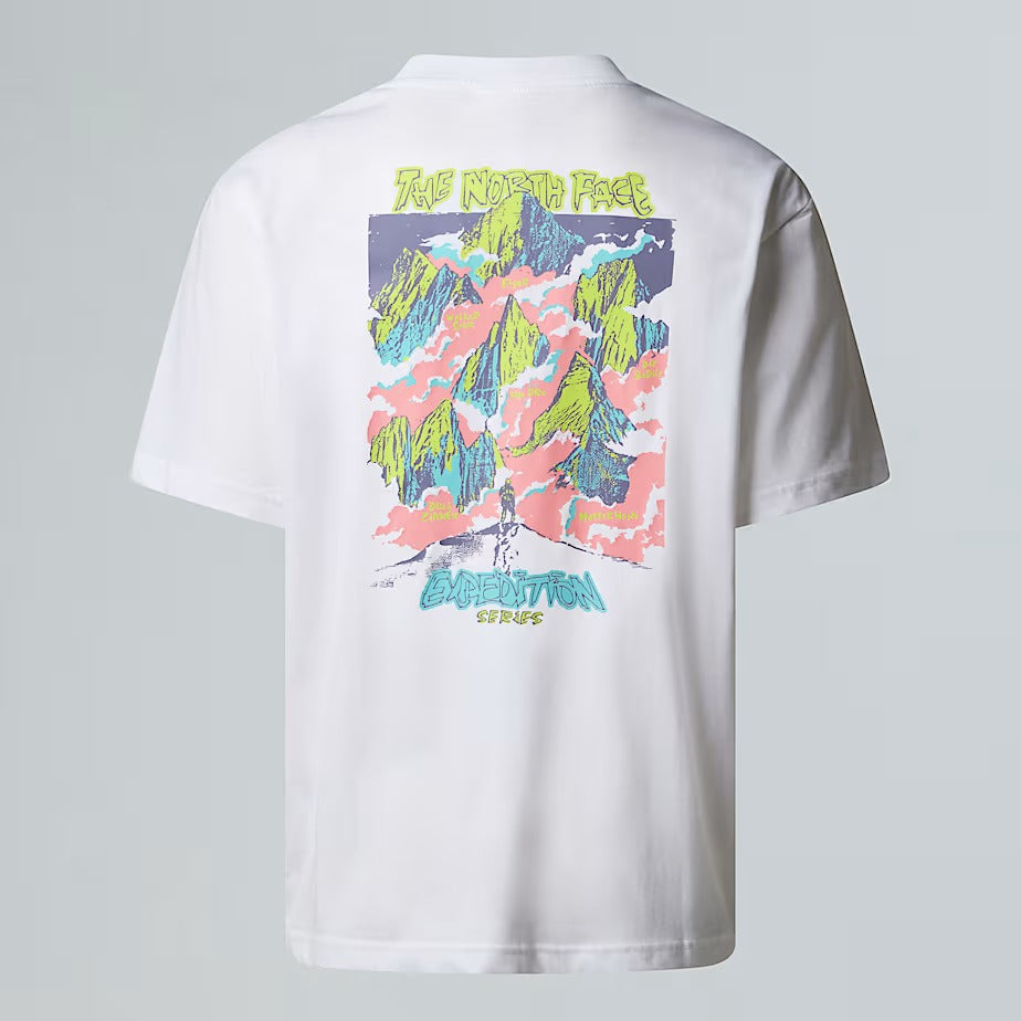 THE NORTH FACE T-Shirt Unisex EXPEDITION CELEBRATION OVERSIZED-Tnf White