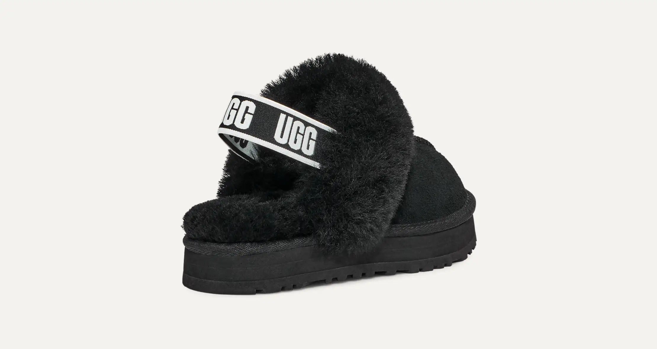 UGG Ciabatta Unisex Bambino FUNKETTE 1130395-Black