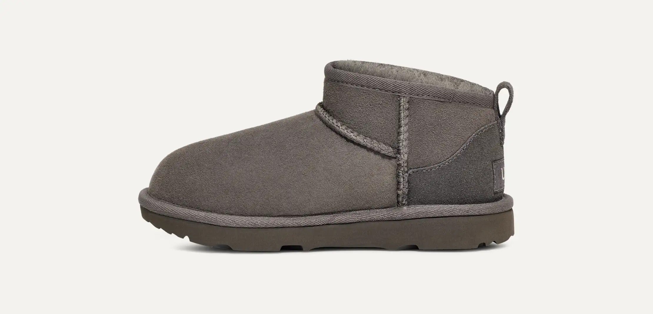 UGG Scarponcino Unisex Bambino CLASSIC ULTRA MINI 1130750K-Grey