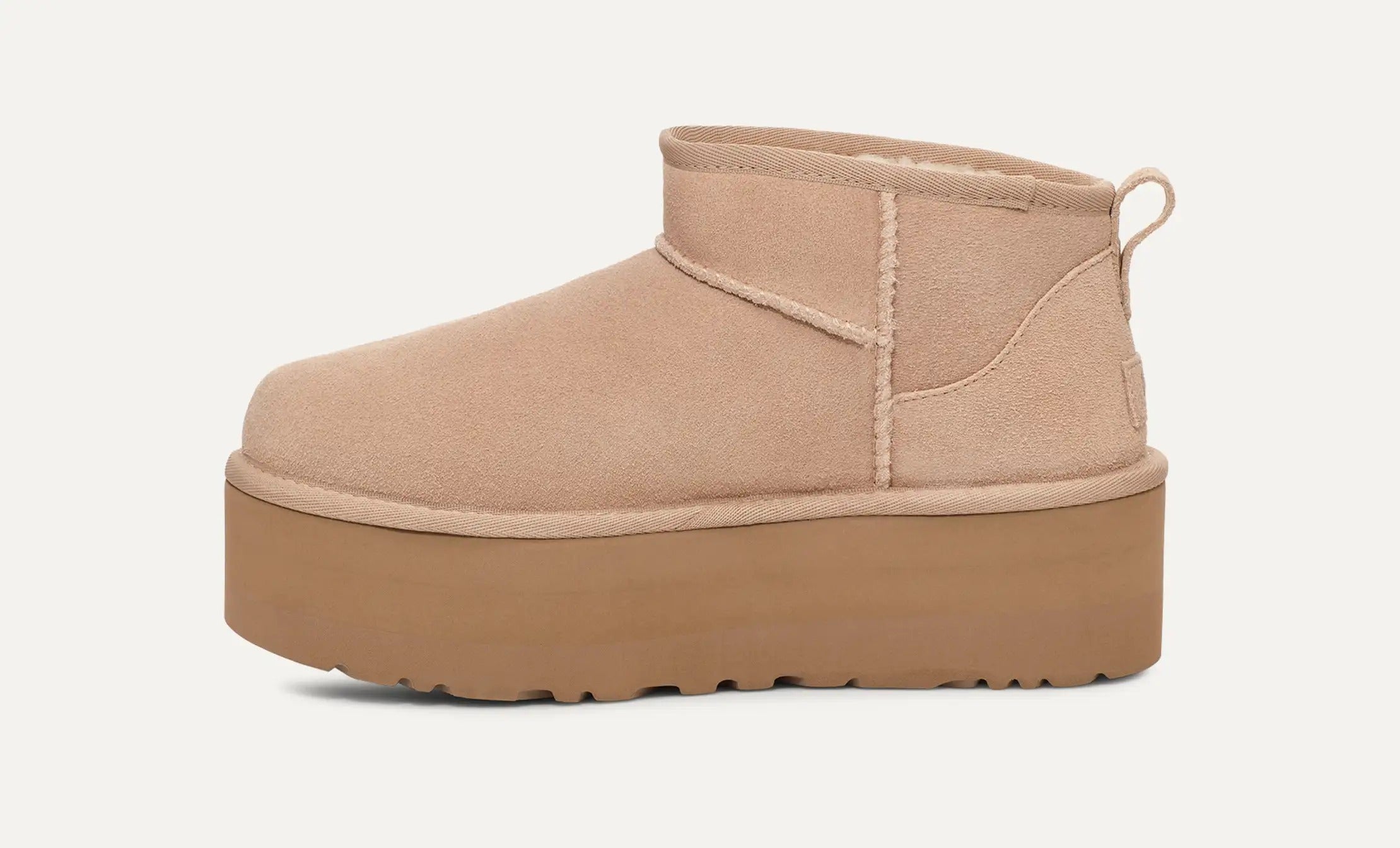 UGG Scarponcino Donna CLASSIC ULTRA MINI PLATFORM 1135092-Sand