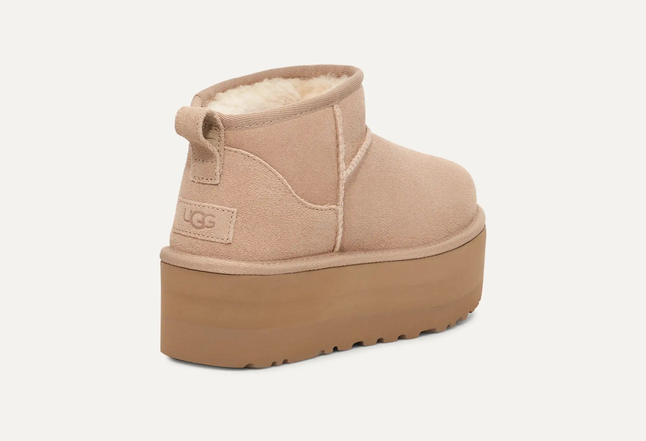UGG Scarponcino Donna CLASSIC ULTRA MINI PLATFORM 1135092-Sand