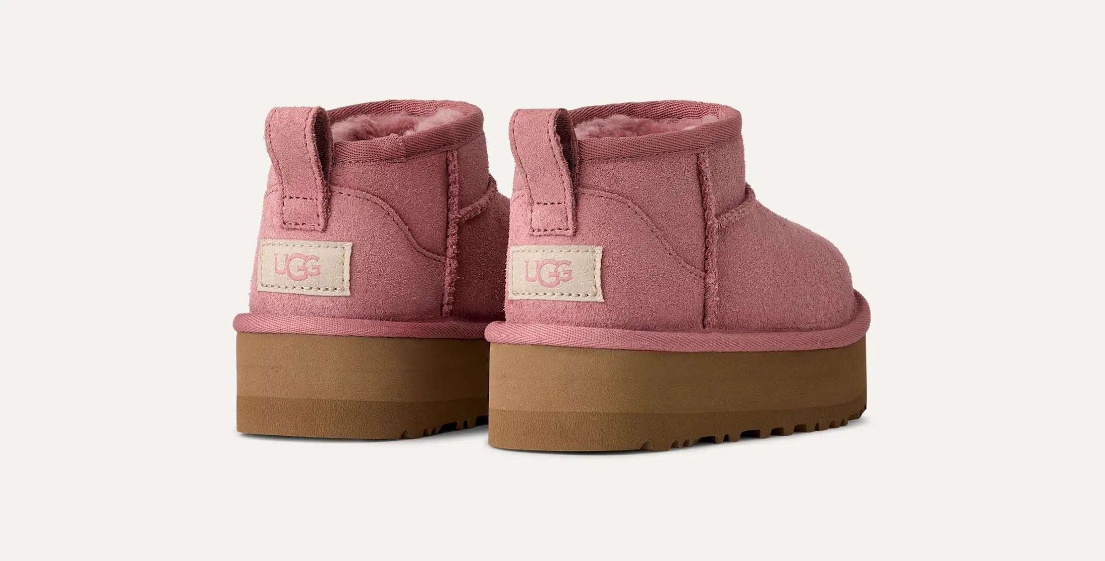 UGG Scarponcino Bambina CLASSIC ULTRA MINI PLATFORM 1157791K-Pink Dawn