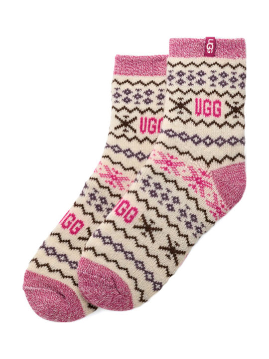 UGG Calzini Donna CRESSIDA COZY Corti-Cream Multi Uggisle
