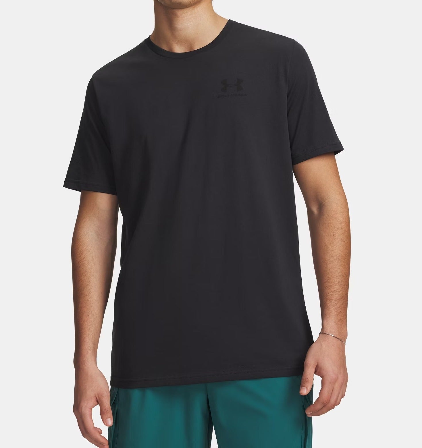UNDER ARMOUR T-Shirt Uomo SPORTSTYLE Left Chest Logo-Black