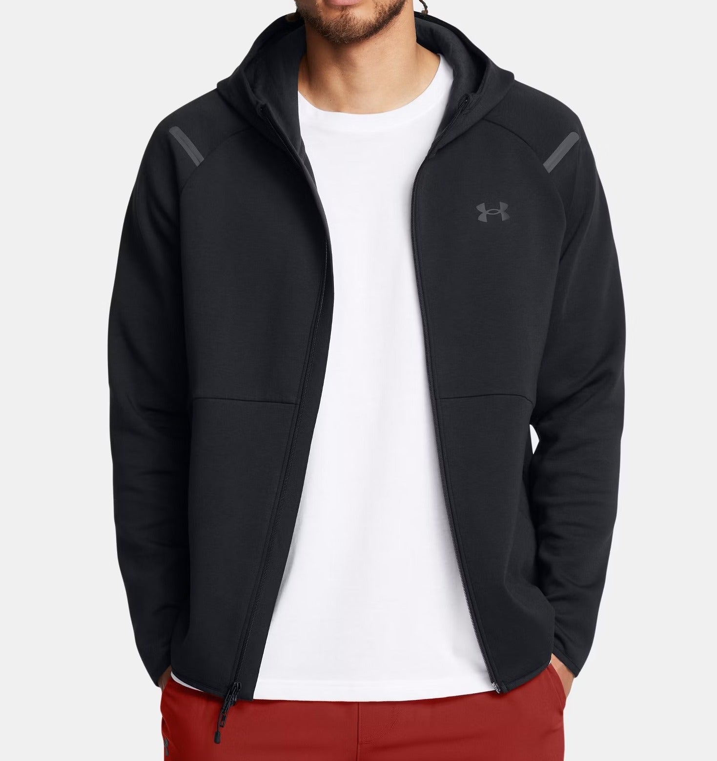 UNDER ARMOUR Felpa Uomo UNSTOPPABLE Full Zip-Black