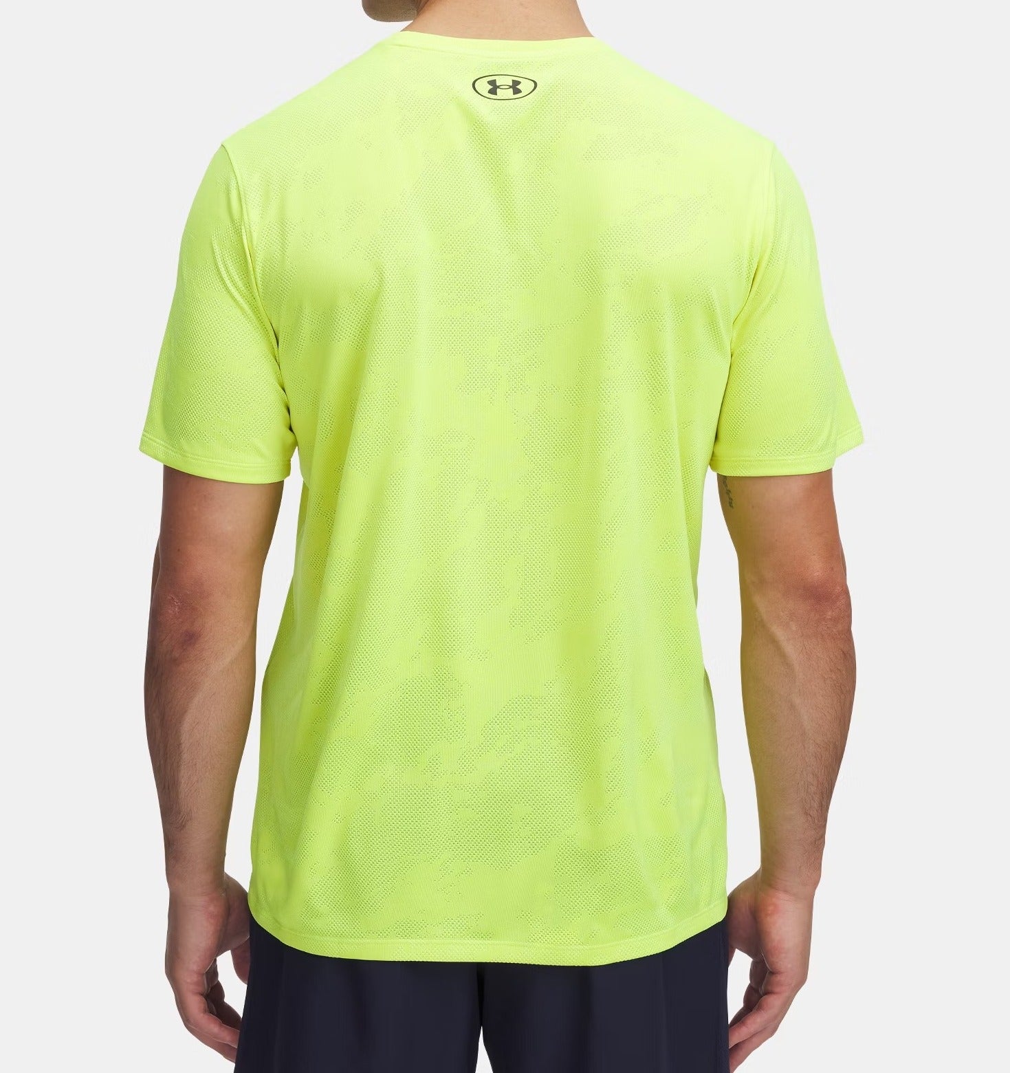 UNDER ARMOUR T-Shirt Uomo TECH VENT JACQUARD-High Vis Yellow