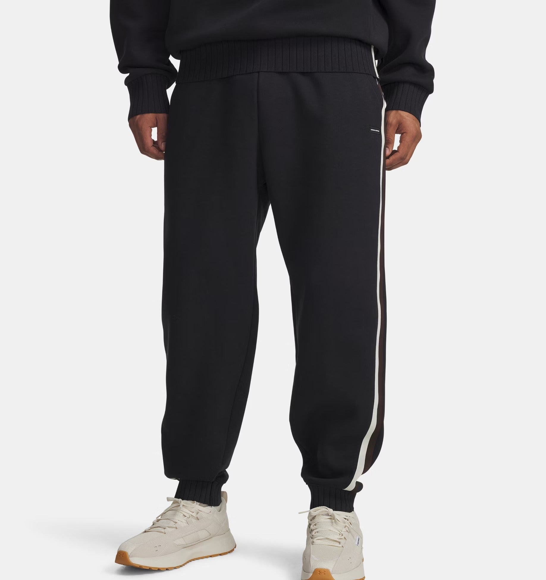 UNDER ARMOUR Jogger Uomo ICON HEAVYWEIGHT RIB-Black