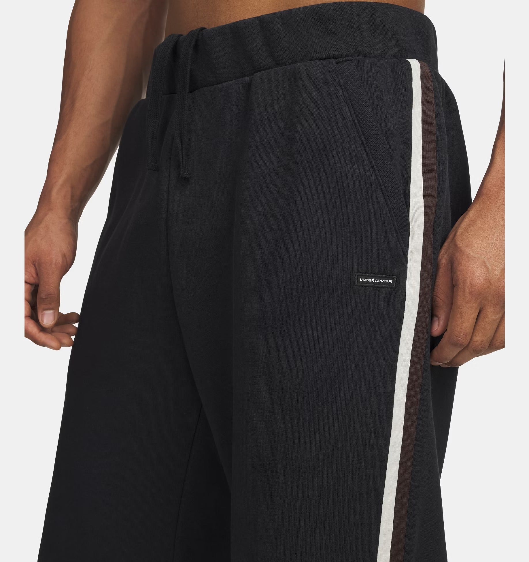 UNDER ARMOUR Jogger Uomo ICON HEAVYWEIGHT RIB-Black