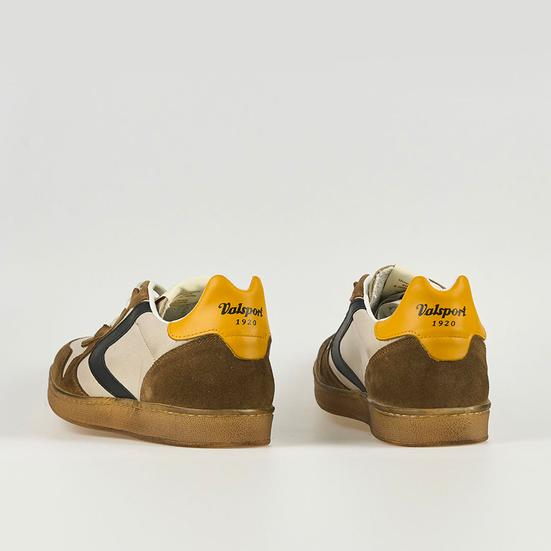 VALSPORT Sneaker Uomo Super Leather Suede Date 2844-Brown