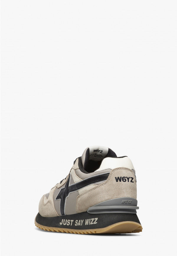 W6YZ Sneaker Uomo Yak-M-Tortora Beige Nero