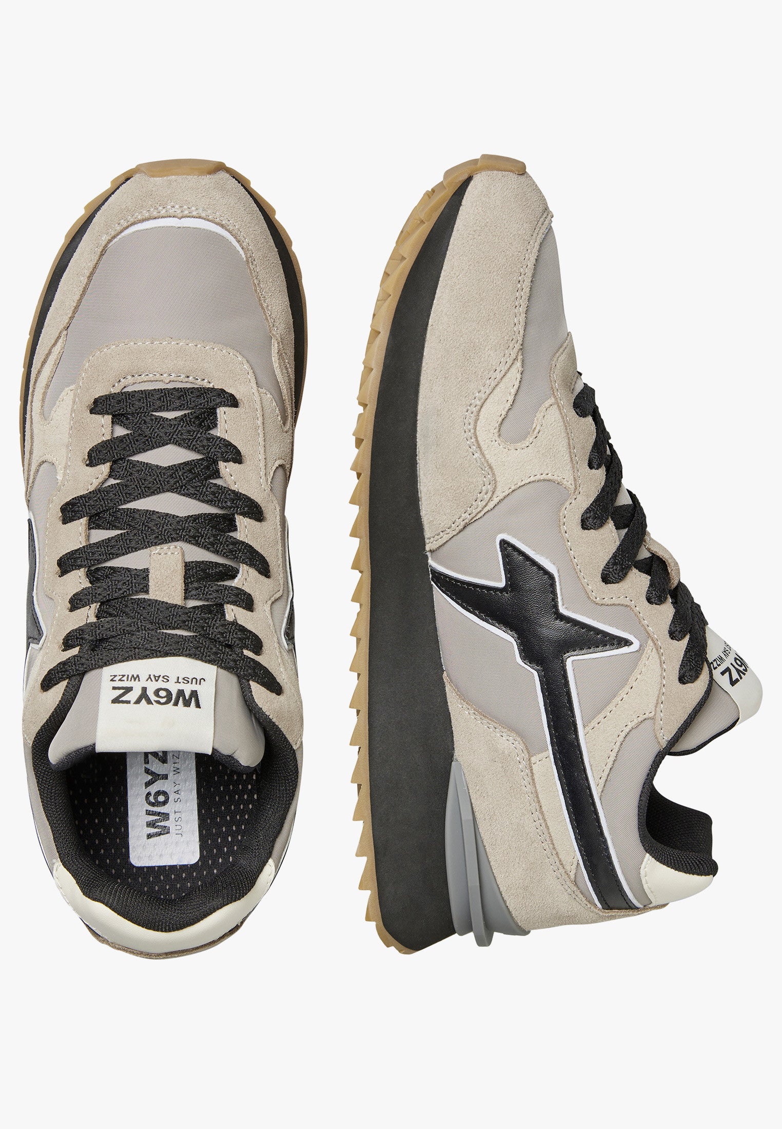 W6YZ Sneaker Uomo Yak-M-Tortora Beige Nero