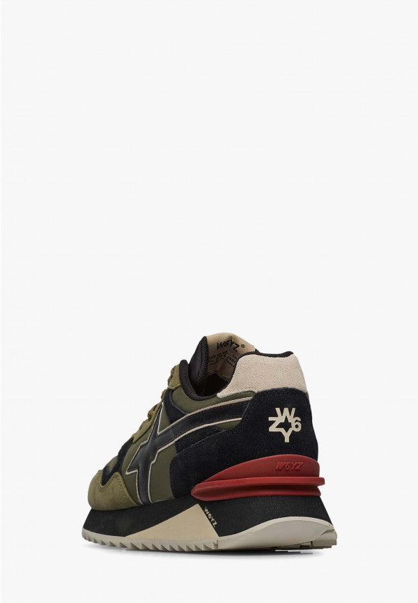 W6YZ Sneaker Uomo Yak-M-Verde Militare Nero