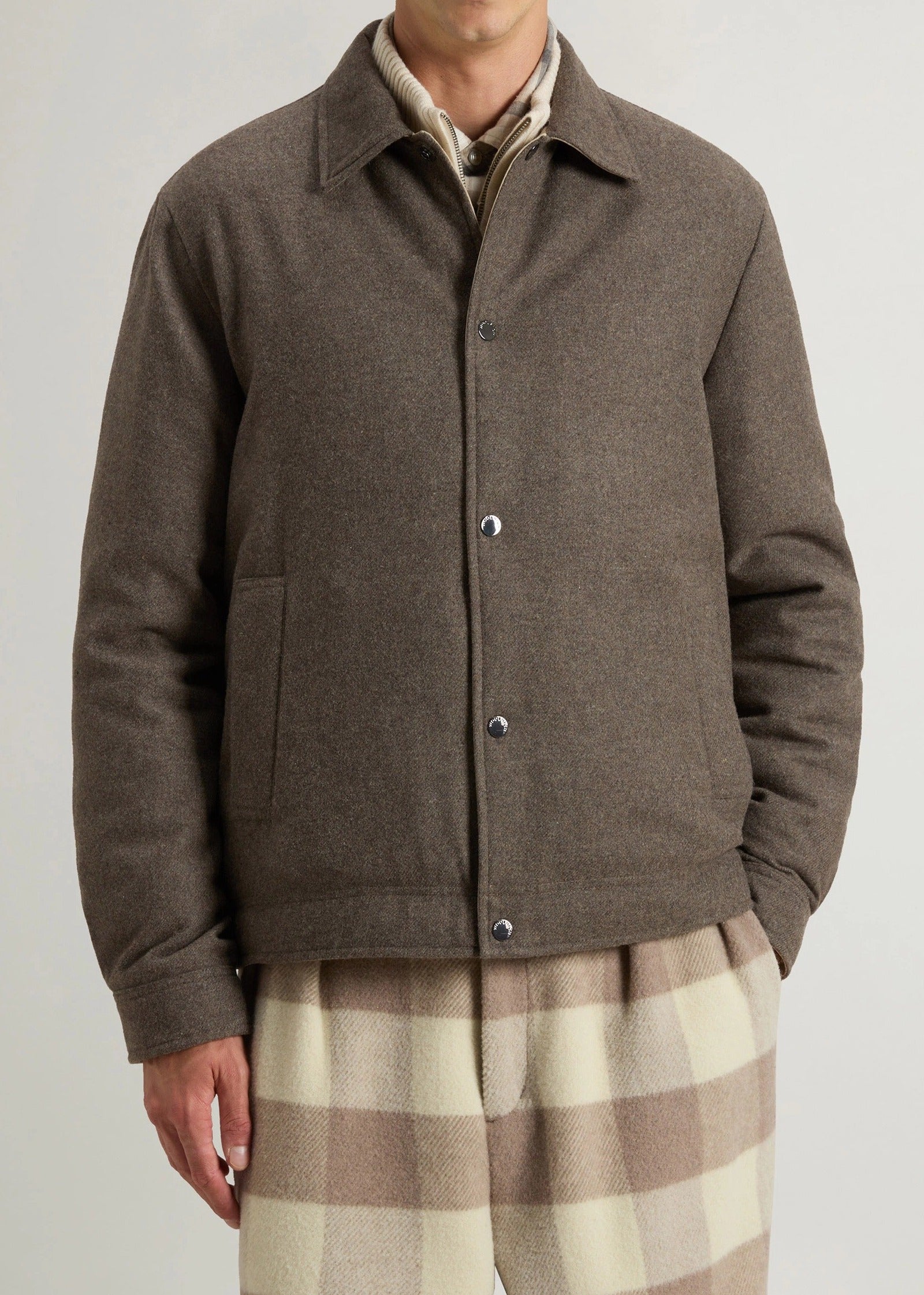 WOOLRICH Giacca Camicia Uomo WOOL KEATING-Falcon