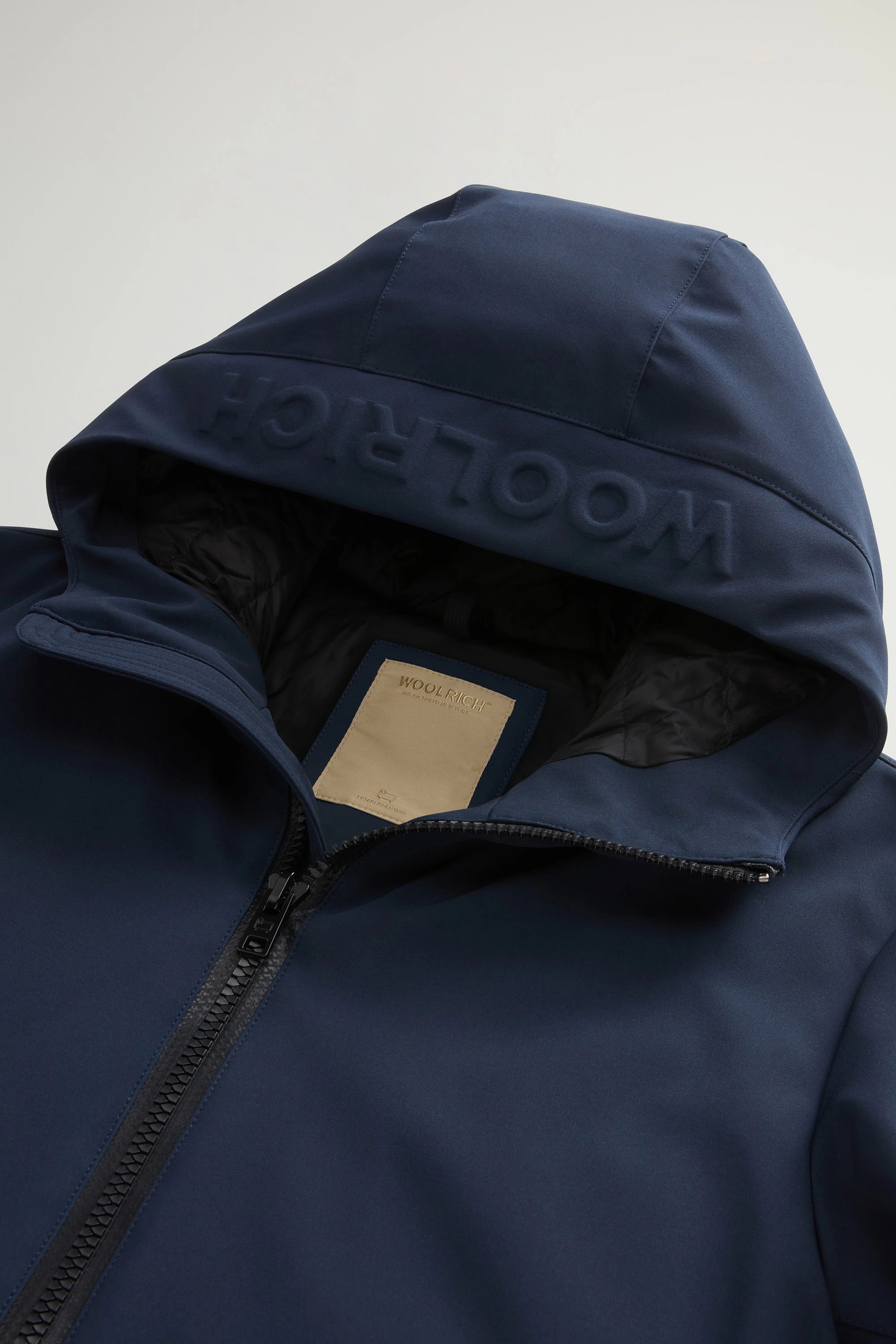 WOOLRICH Giacca Uomo Pacific Softshell-Melton Blue