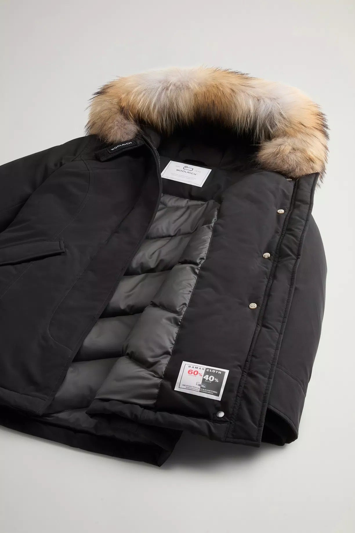WOOLRICH Parka Donna ARCTIC RACCOON-Black
