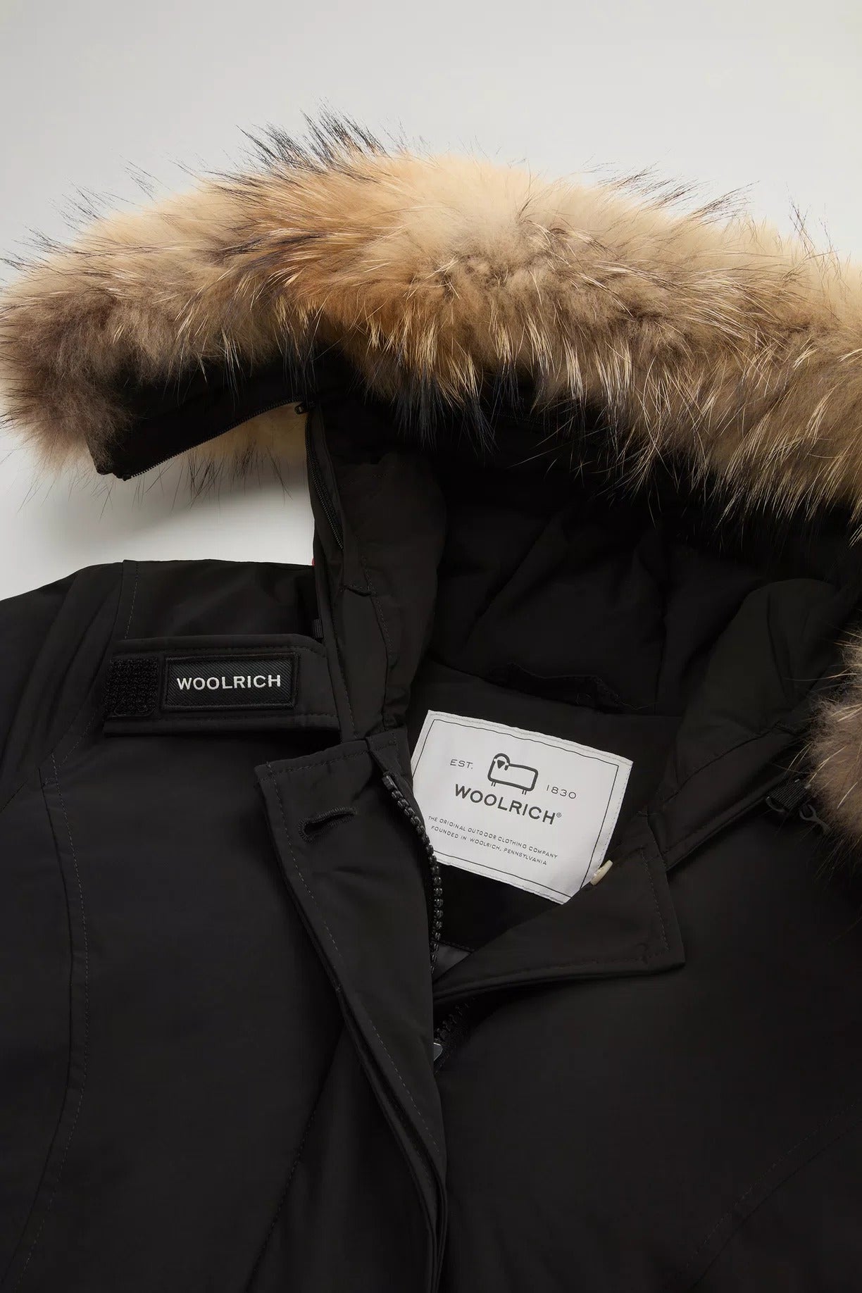 WOOLRICH Parka Donna LUXURY ARCTIC RACCOON-Black
