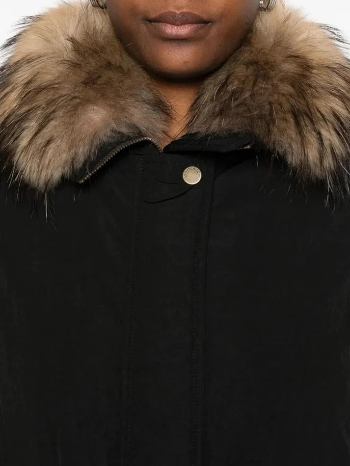 WOOLRICH Giacca Donna GRACE FUR-Black