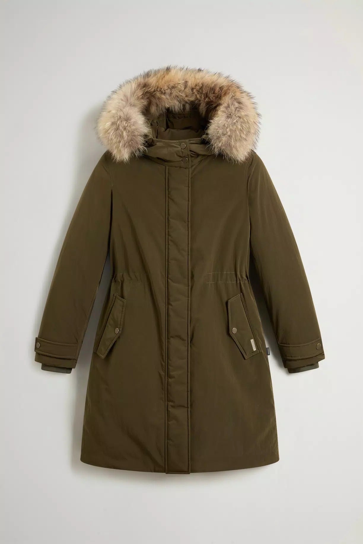 WOOLRICH Parka Donna GRACE FUR-Dark Green