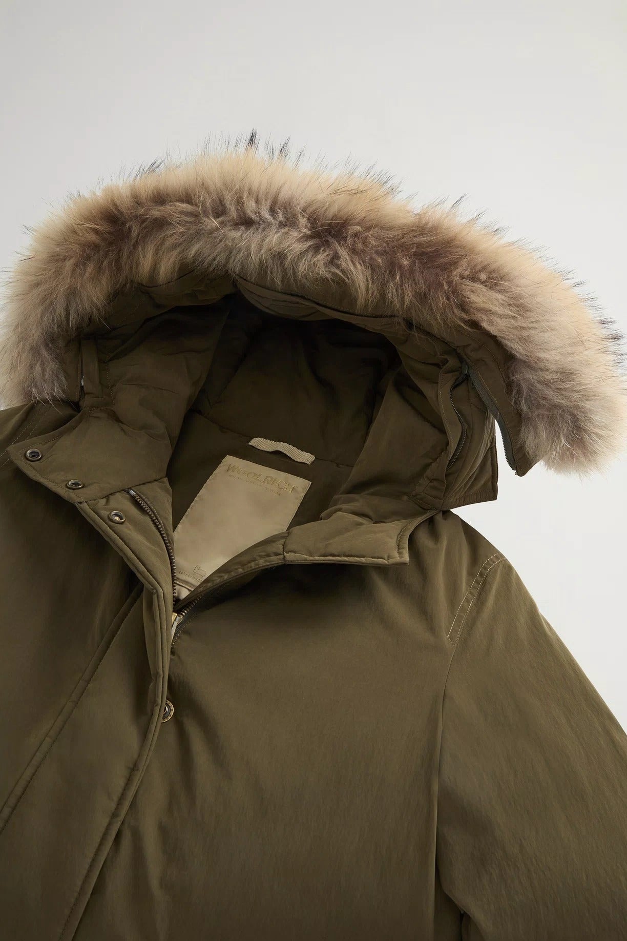 WOOLRICH Parka Donna GRACE FUR-Dark Green