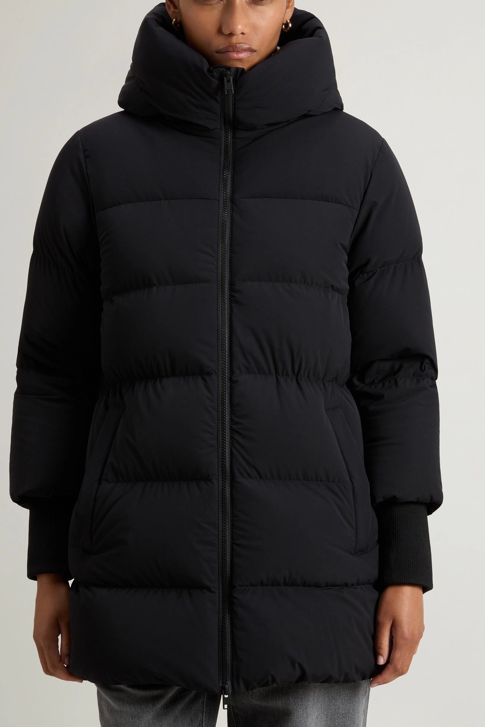 WOOLRICH Piumino Donna CLOUD MADISON-Black