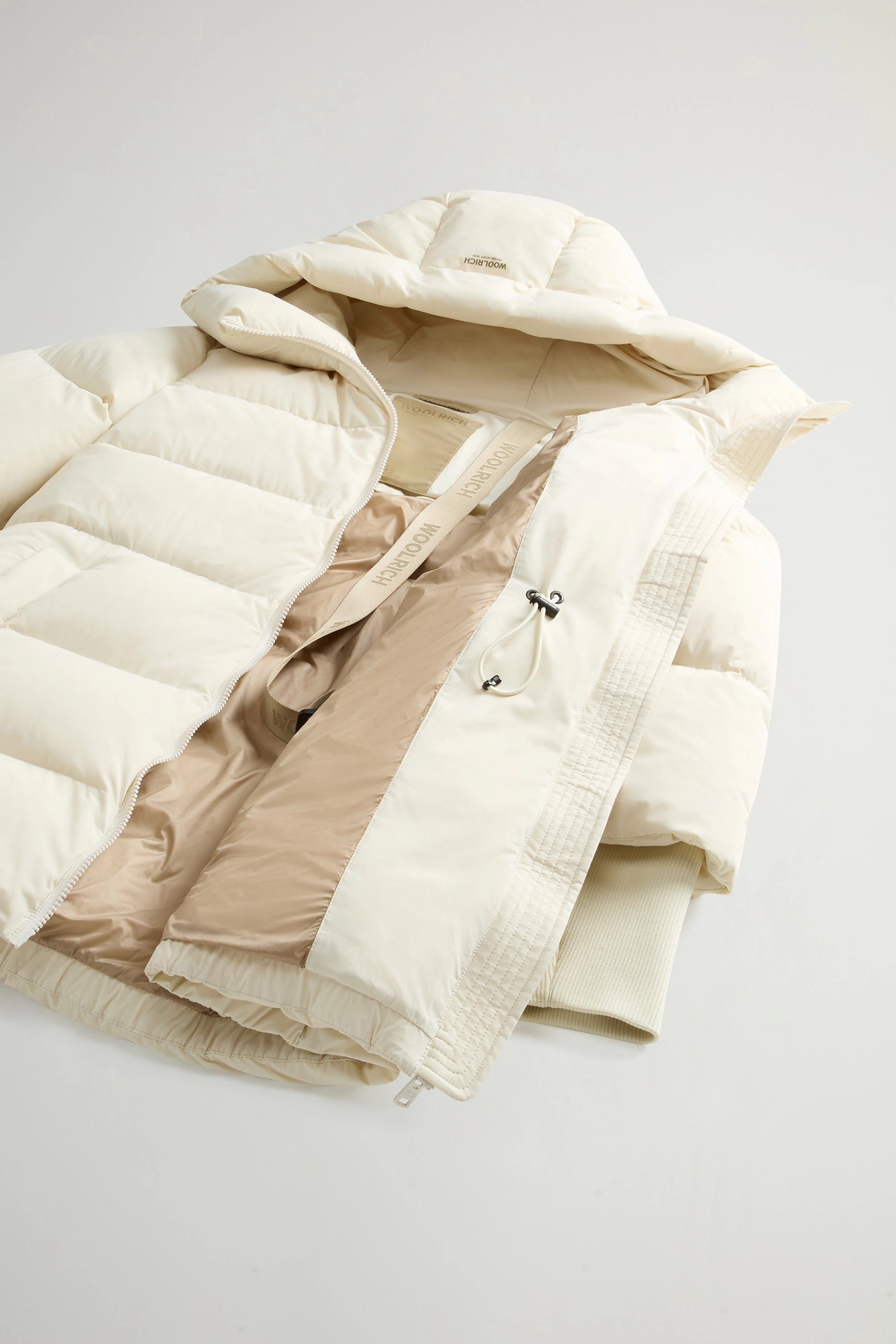WOOLRICH Piumino Donna CLOUD MADISON-Milky Cream