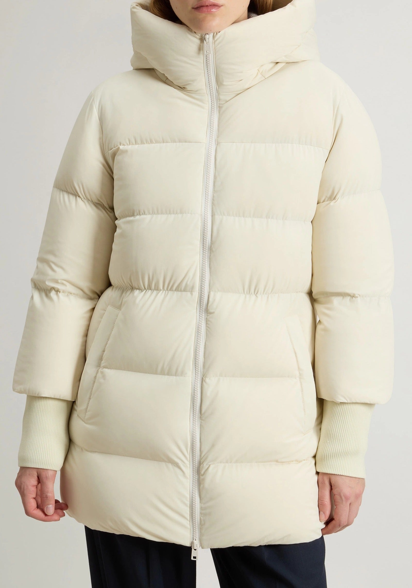 WOOLRICH Piumino Donna CLOUD MADISON-Milky Cream