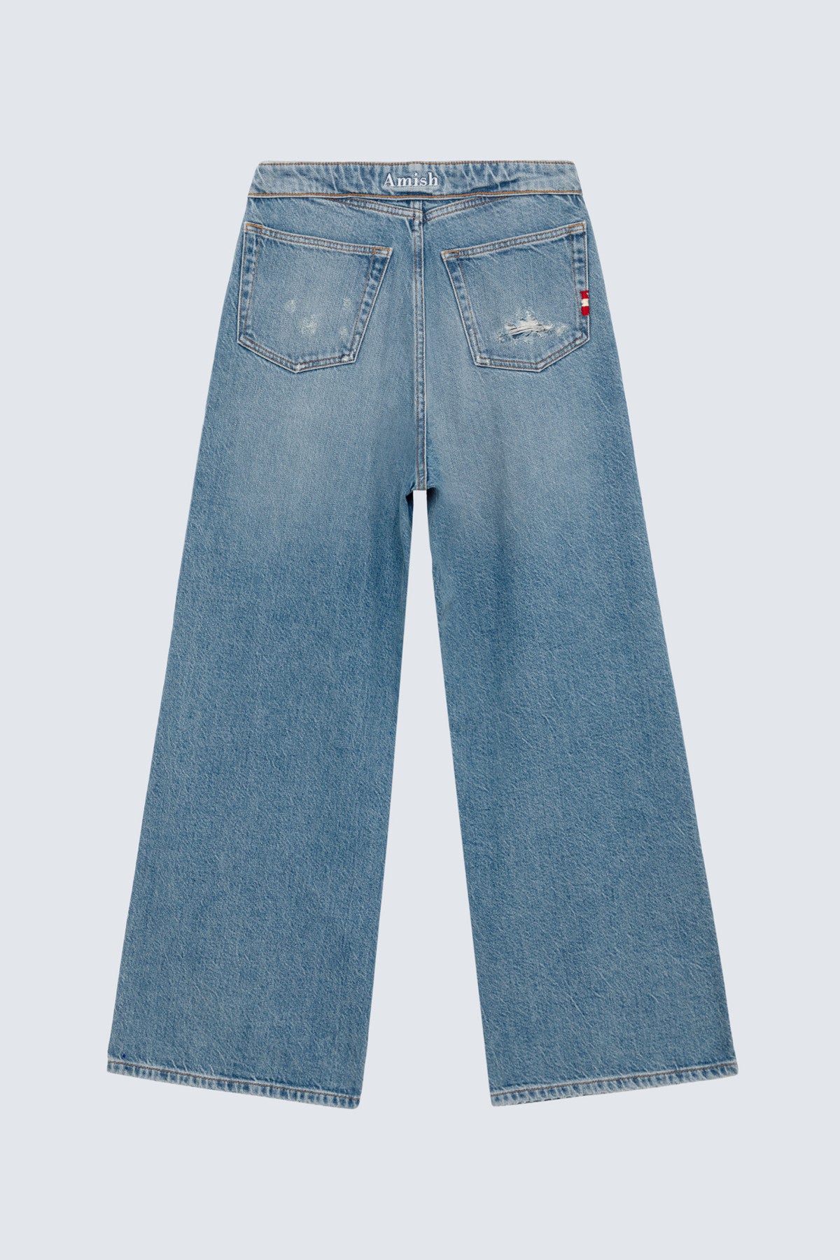 AMISH Jeans Donna ROLL UP DOLLY-Blu