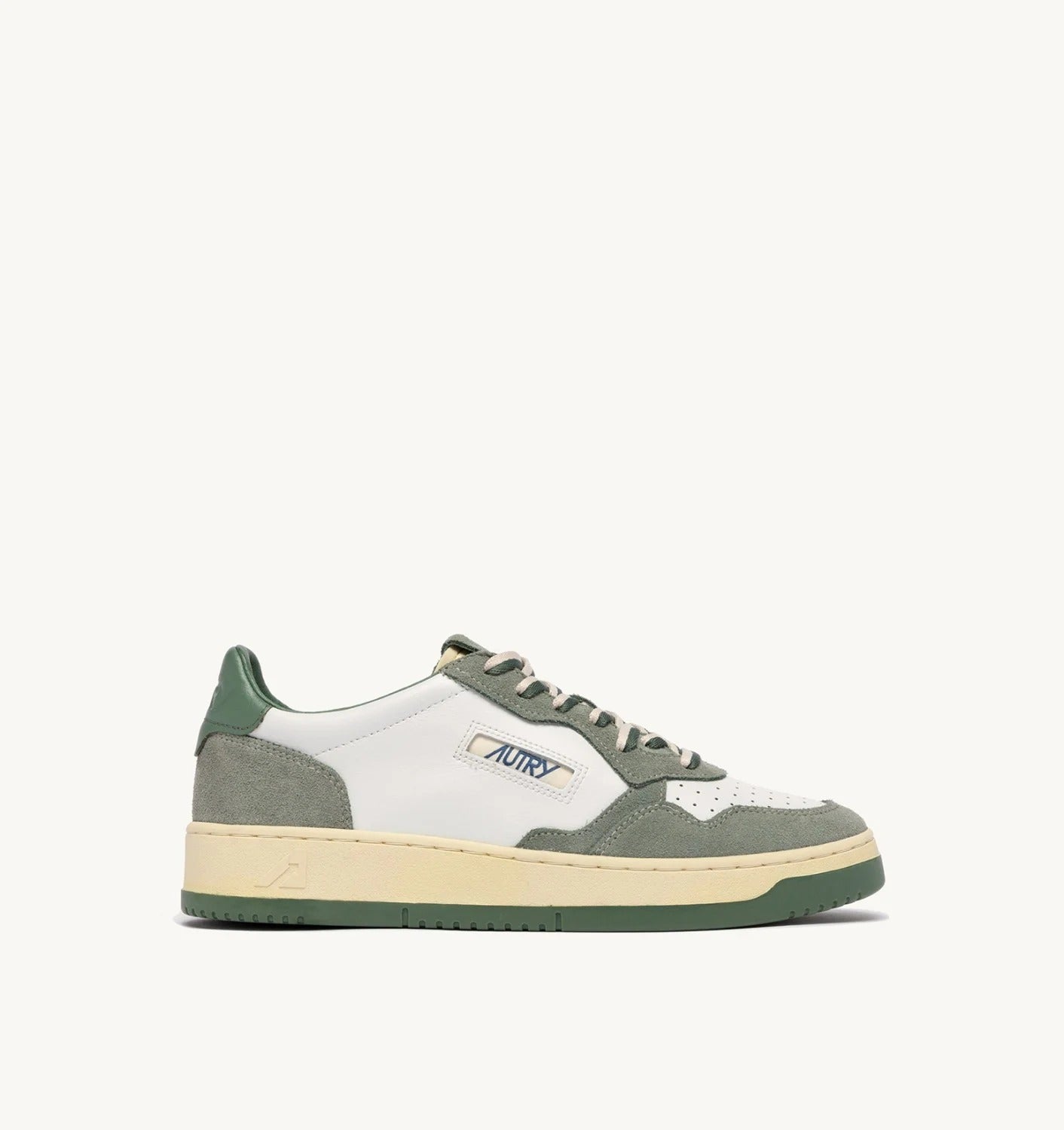 AUTRY Sneaker Uomo Medalist Low-White Military Sea Spay