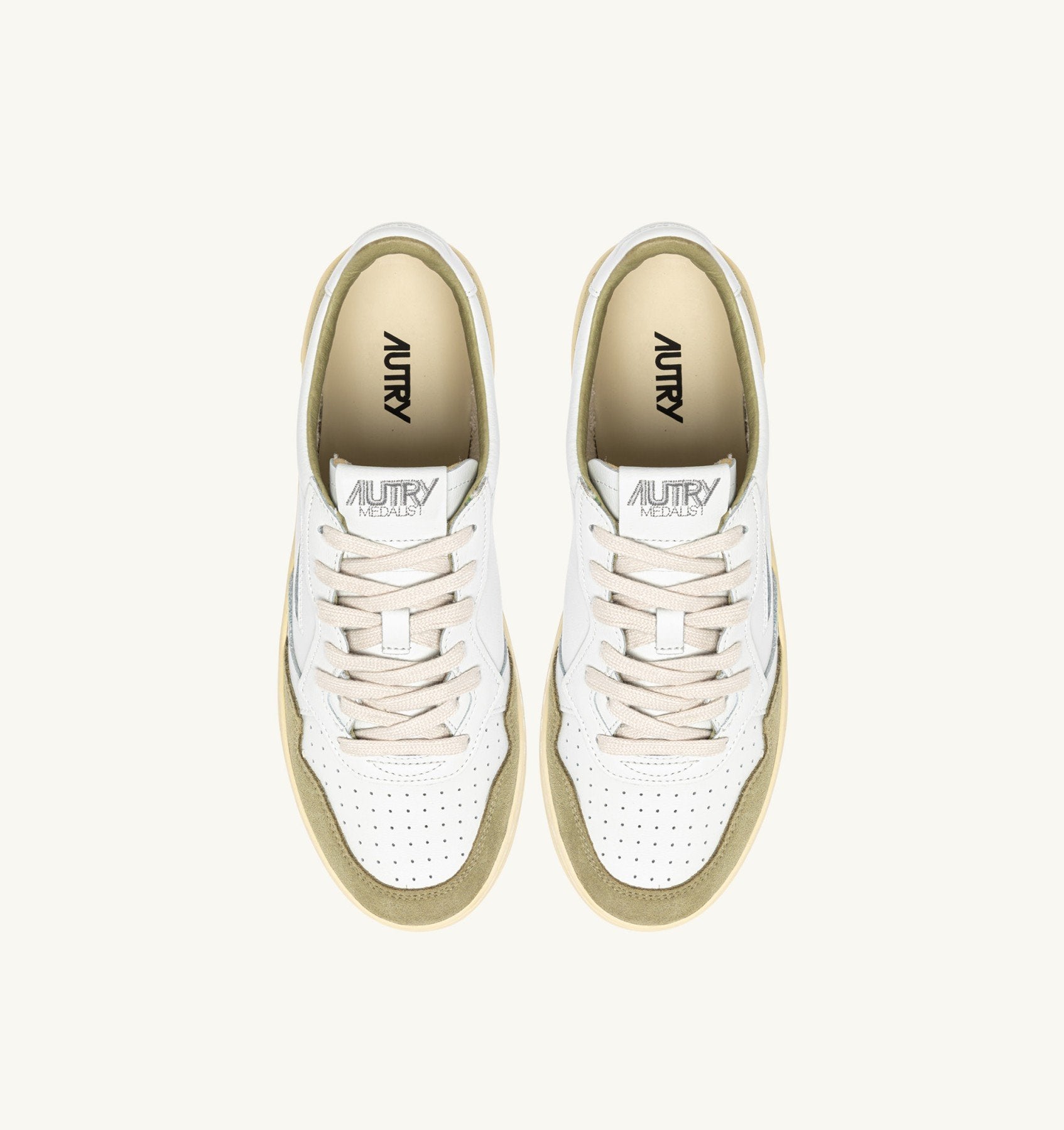 AUTRY Sneaker Uomo Medalist Low-White Gray Green