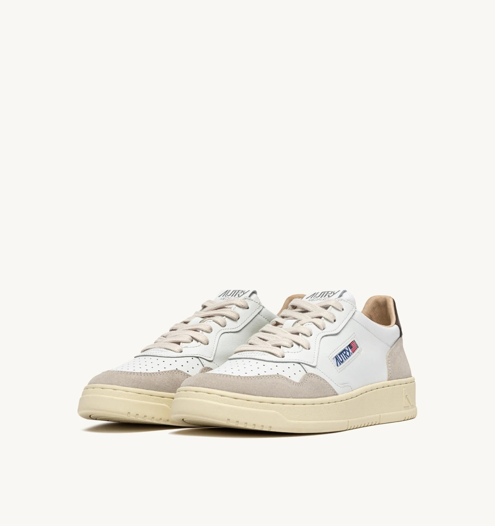 AUTRY Sneaker Uomo Medalist Low-White Beige Teak