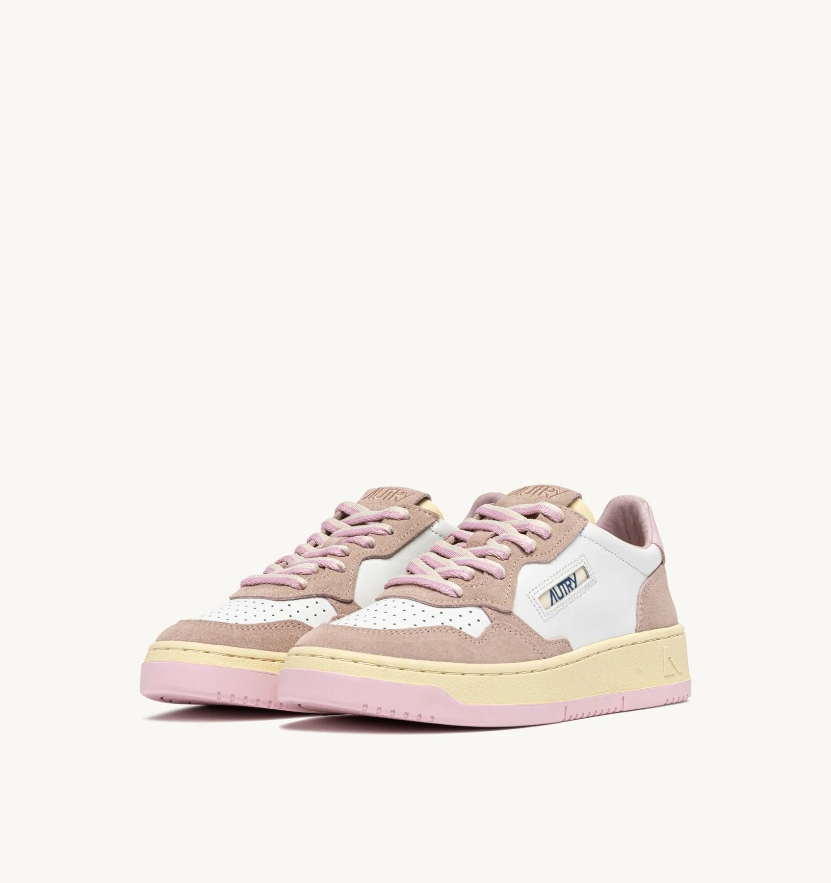 AUTRY Sneaker Donna Medalist Low-White Pale Lilac Phard