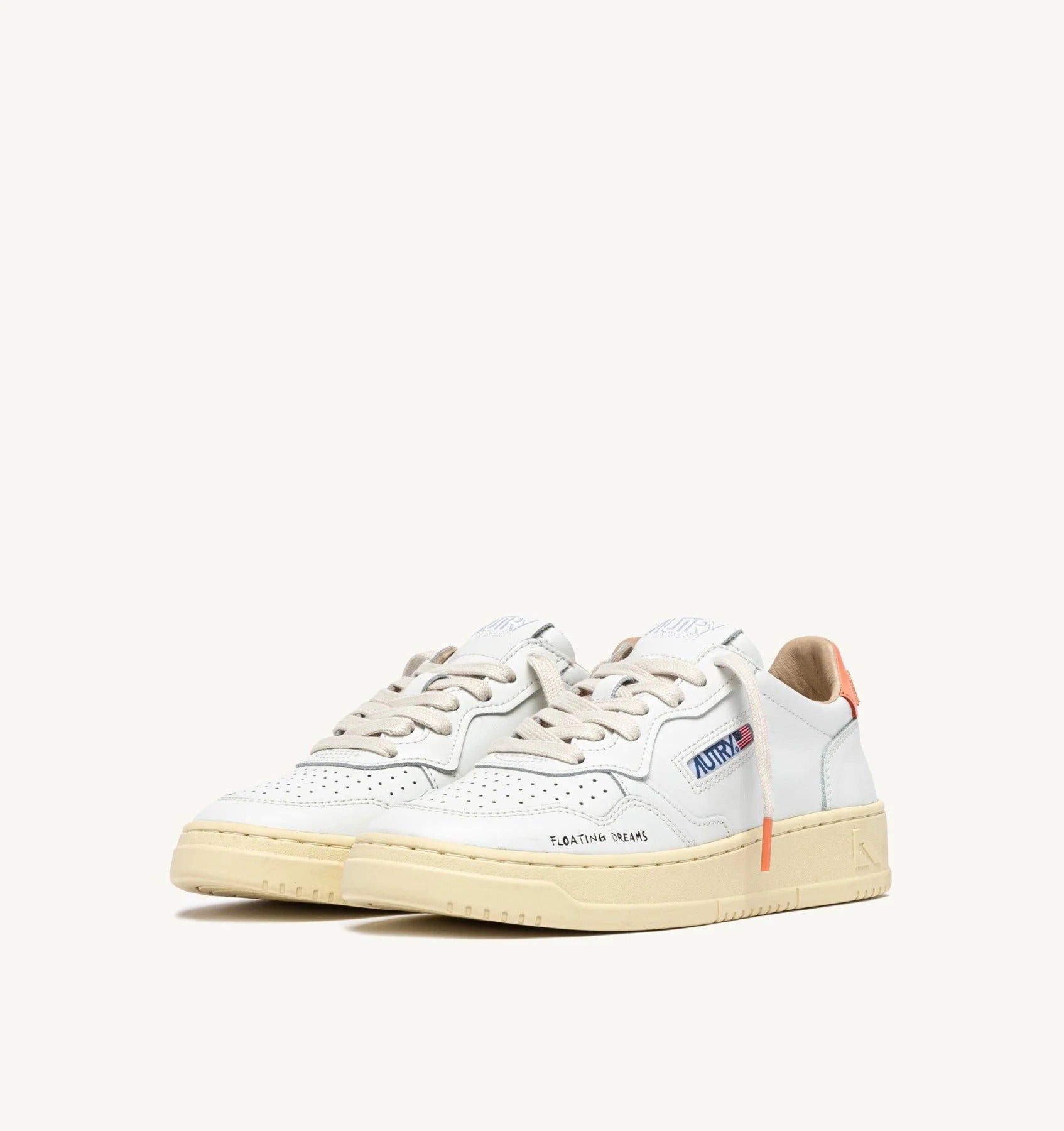 AUTRY Sneaker Uomo Medalist Low Super Vintage-White Space Copper