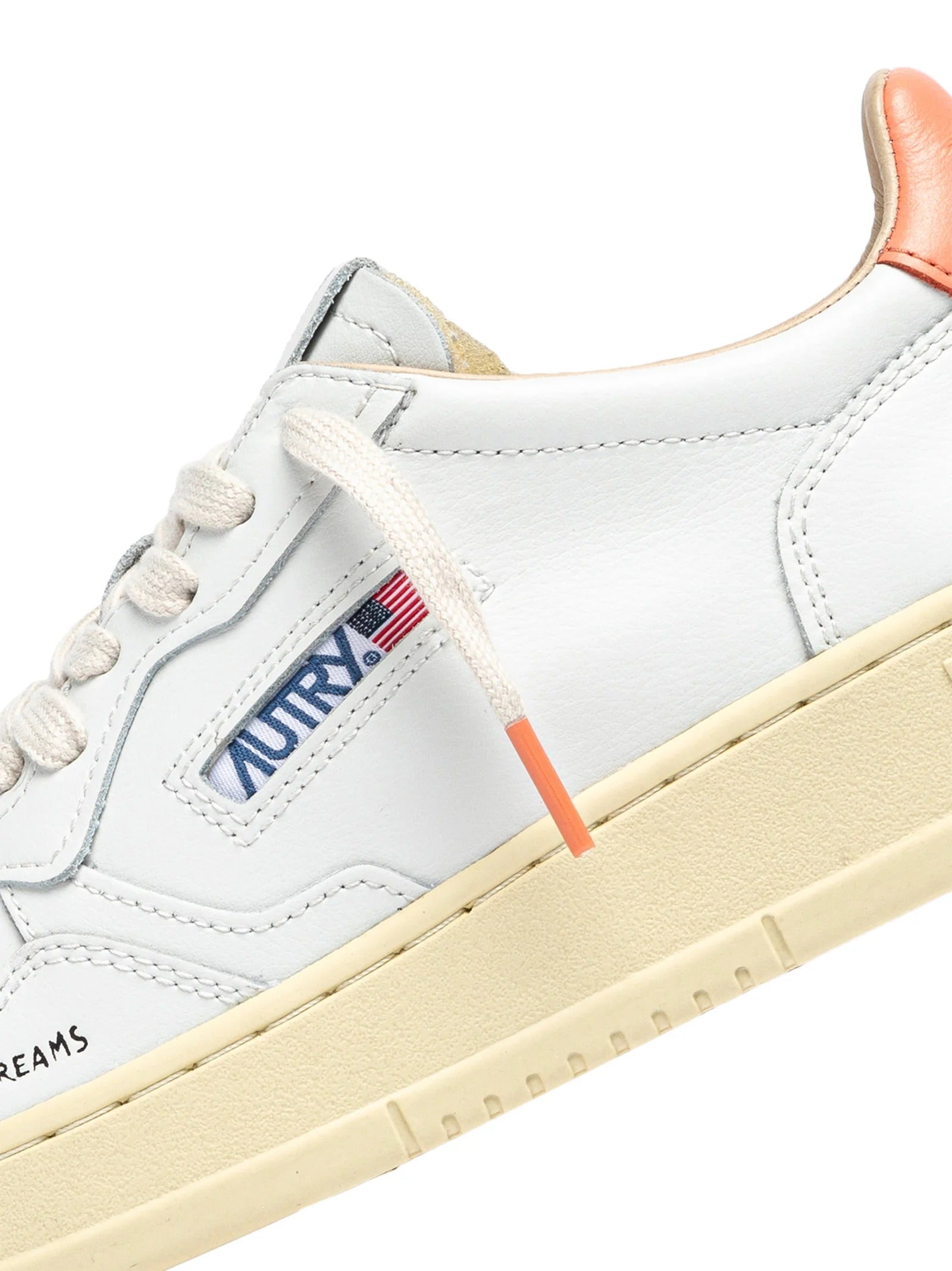 AUTRY Sneaker Donna Medalist Low-White Peach Pink