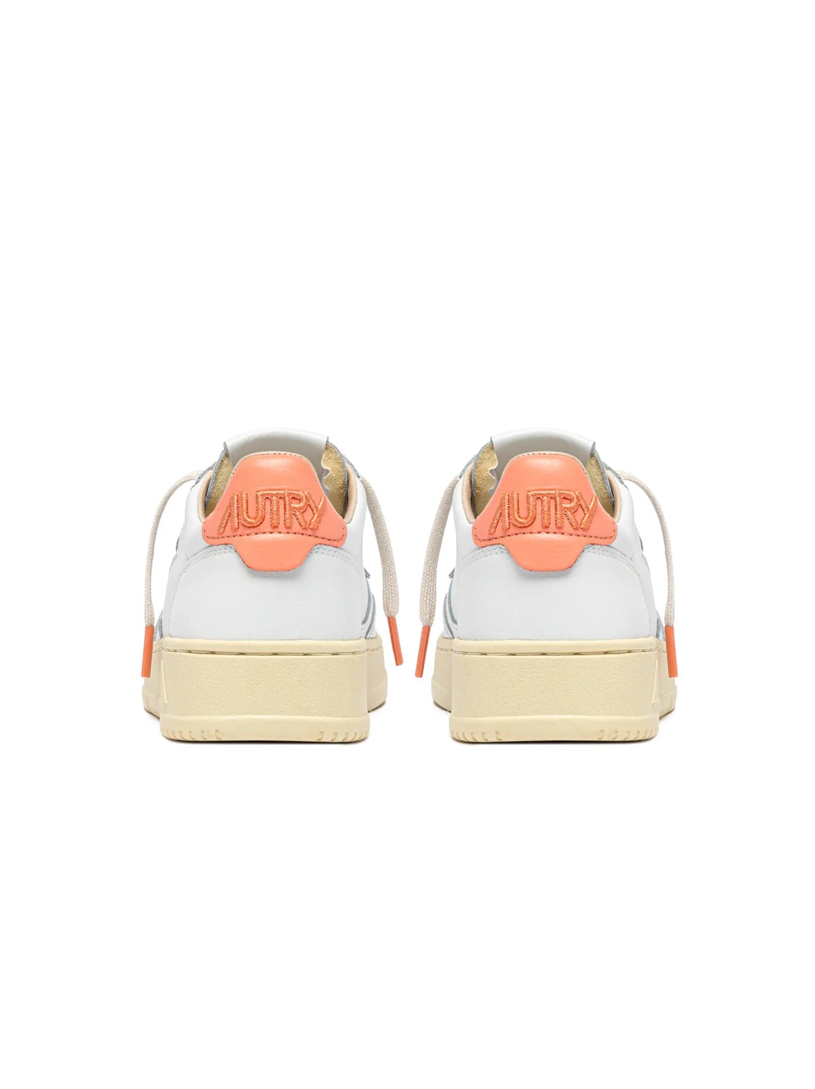 AUTRY Sneaker Donna Medalist Low-White Peach Pink