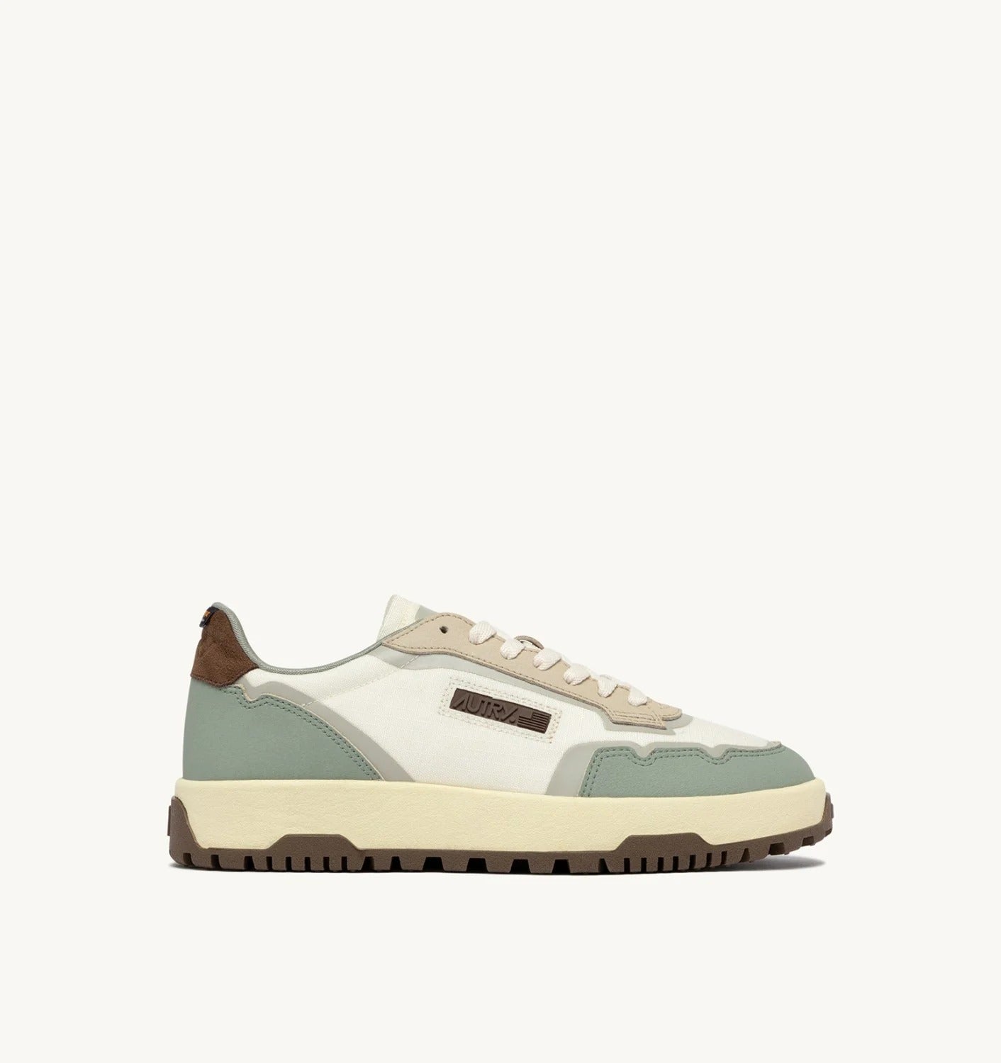 AUTRY Sneaker Uomo Wildspace Low-White Marshmallow Sea Grass