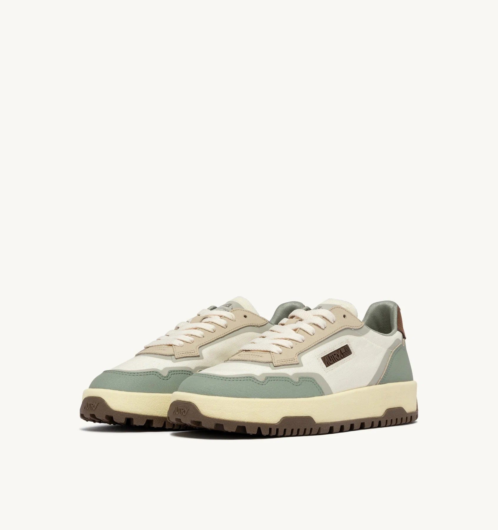 AUTRY Sneaker Uomo Wildspace Low-White Marshmallow Sea Grass