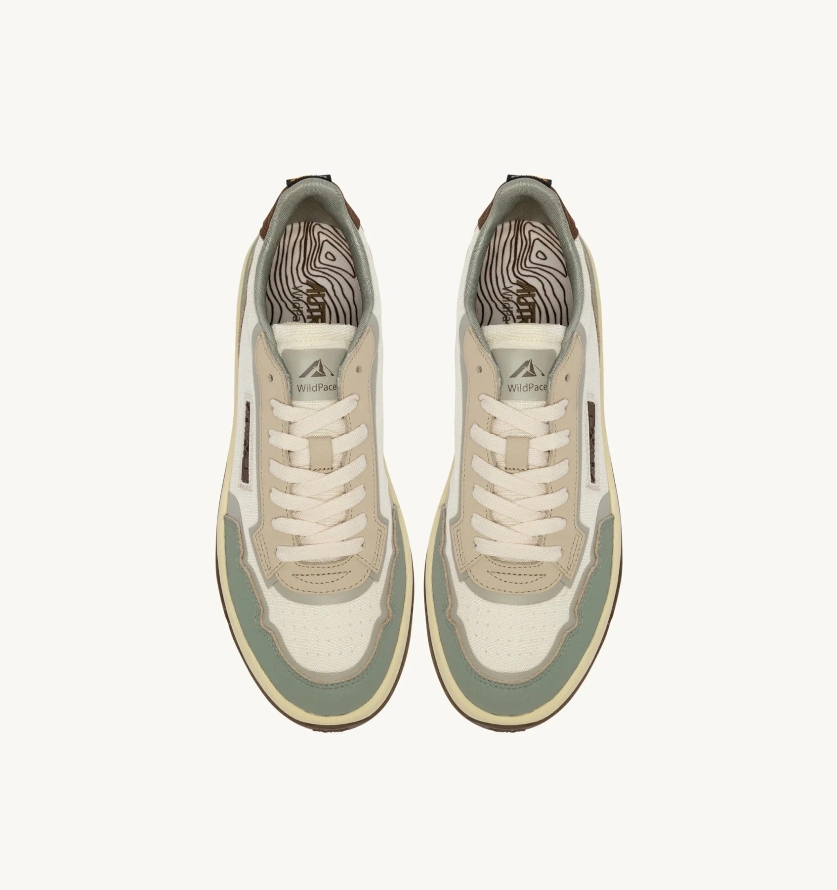 AUTRY Sneaker Uomo Wildspace Low-White Marshmallow Sea Grass