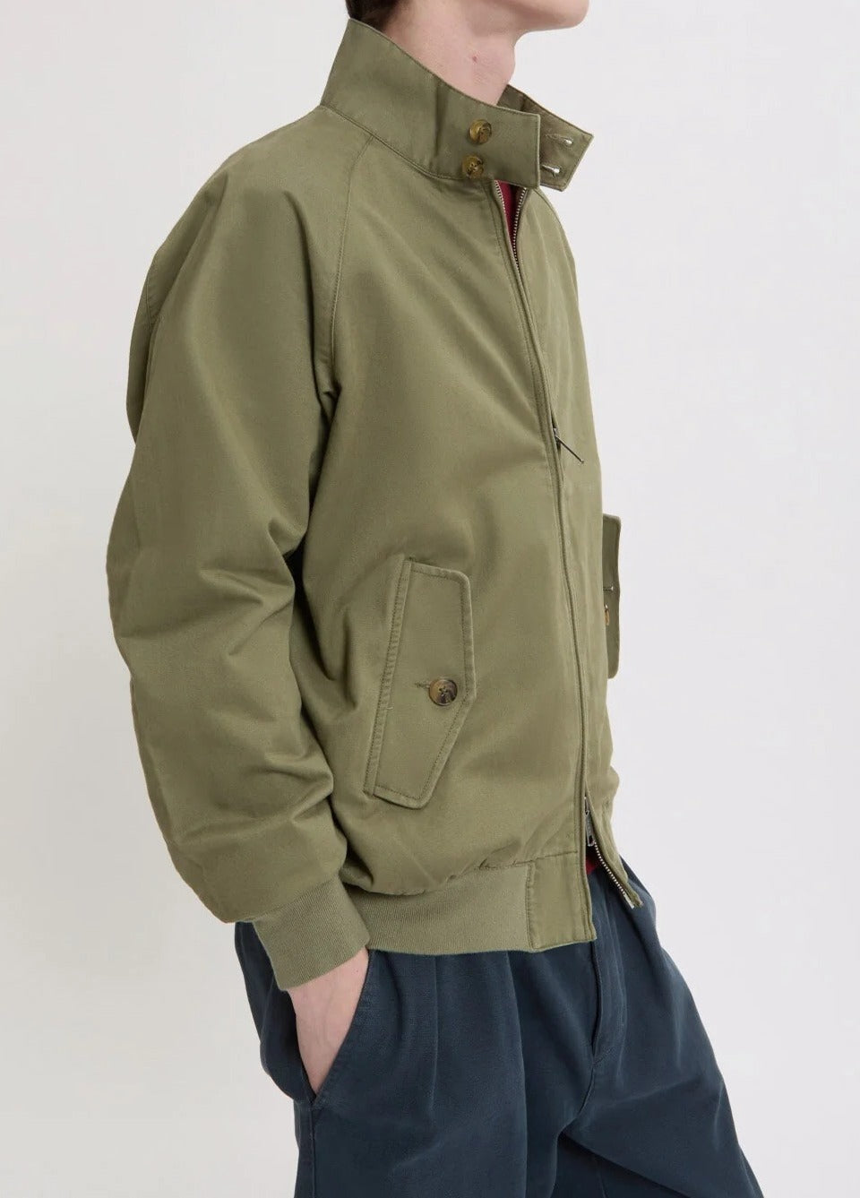 BARACUTA Giubbino Uomo G9 TWILL-Green Lichen