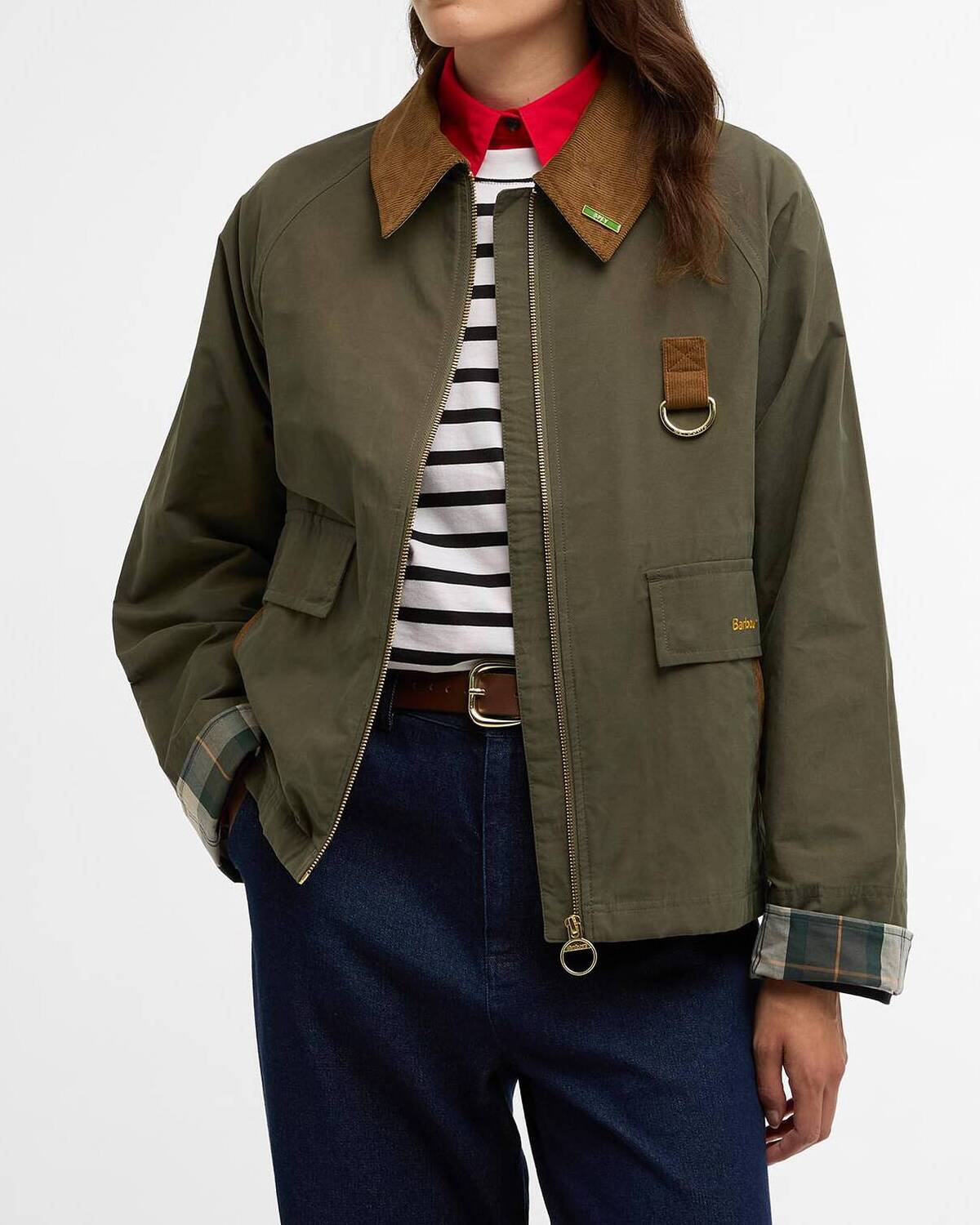 BARBOUR Giacca Donna SPEY ICONS-Ivy Green/Ancient