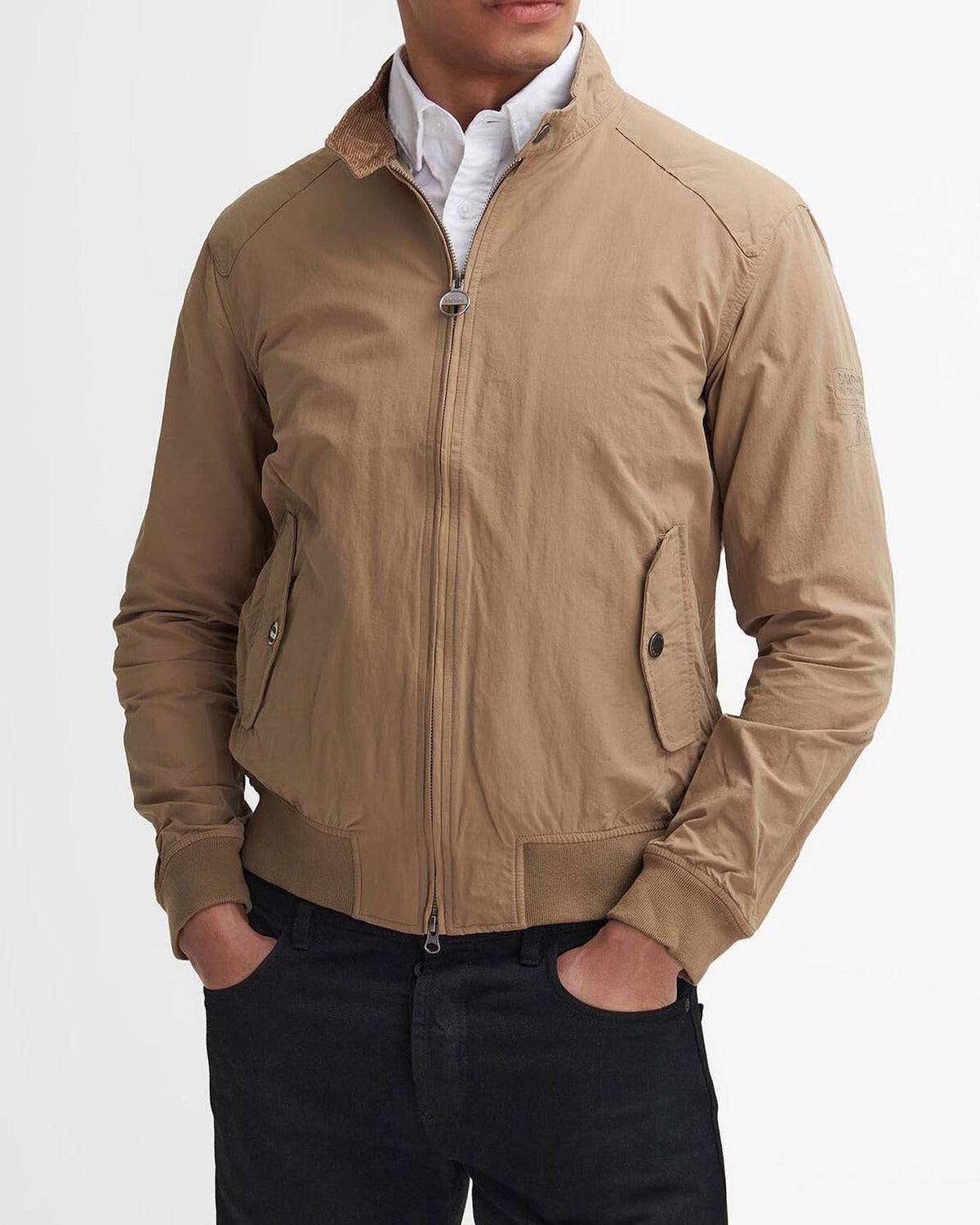 BARBOUR Giacca Uomo RECTIFIER HARRIGTON Steve McQueen-Military Brown