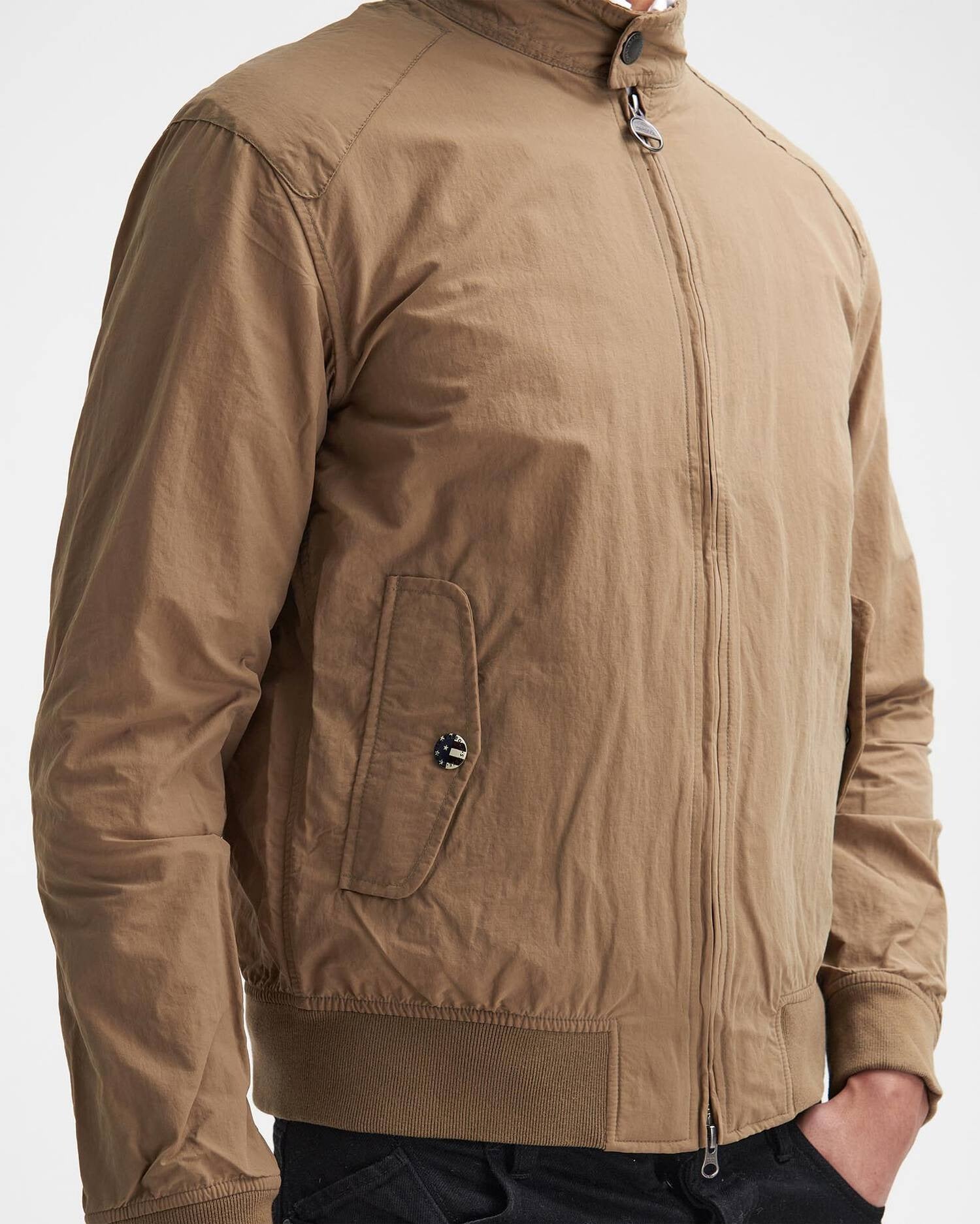BARBOUR Giacca Uomo RECTIFIER HARRIGTON Steve McQueen-Military Brown